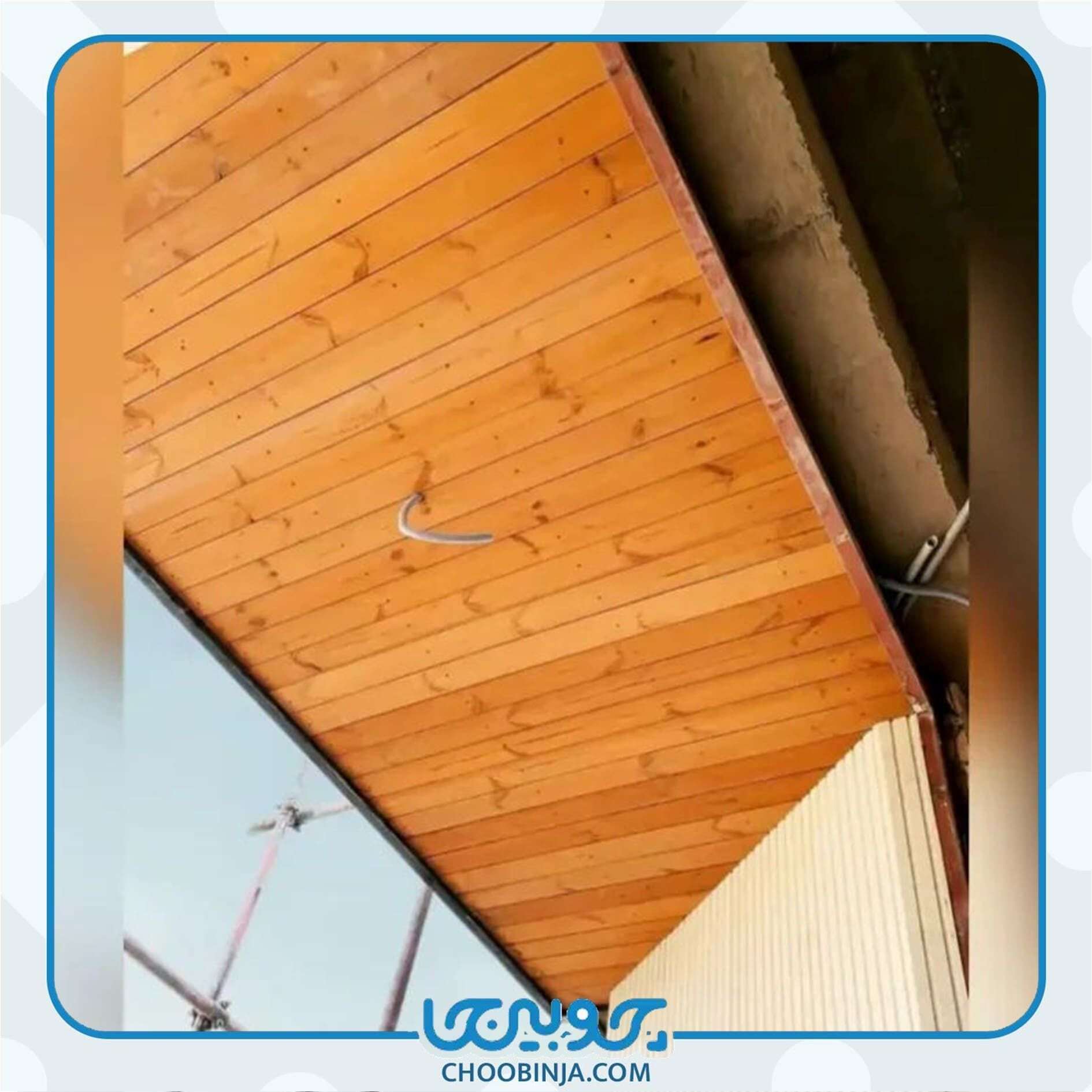  چوب ترموود در نما 