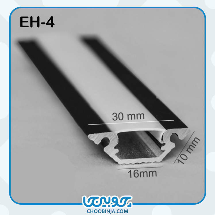 نور خطی آلومینیومی 3 سانت توکار