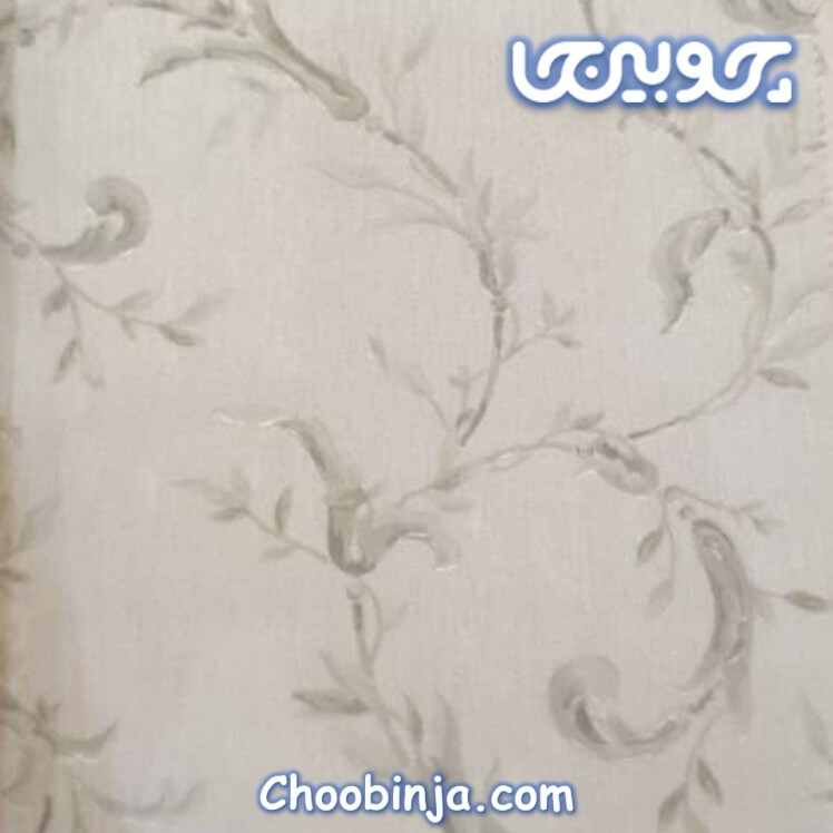 کاغذ دیواری پشت تلویزیون رنگ طوسی