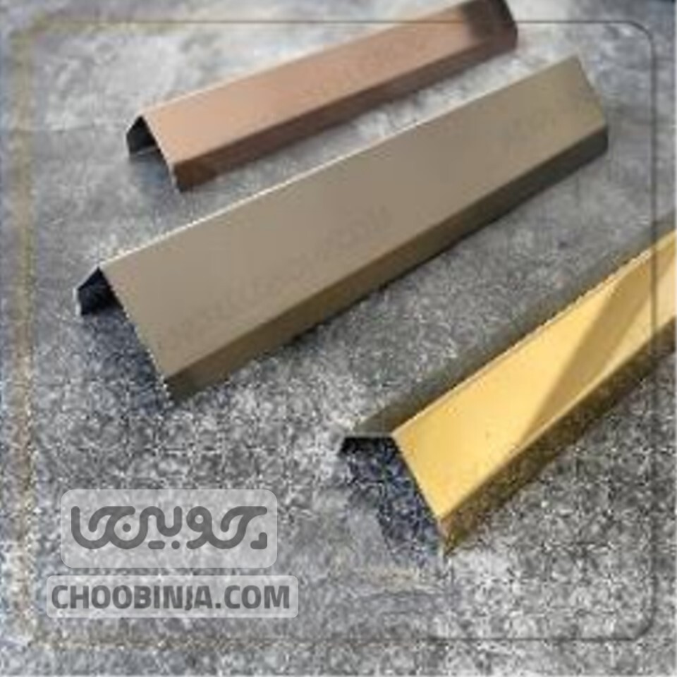  نبشی استیل براق 