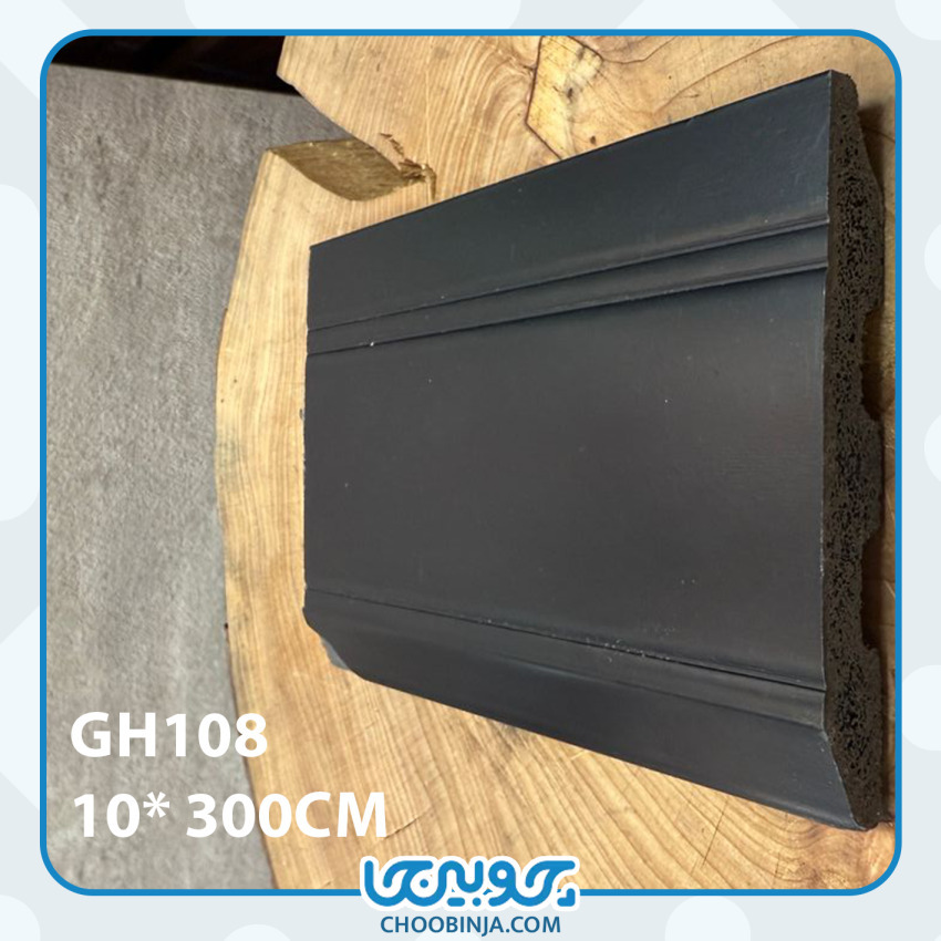 قرنیز پی وی سی 10 سانت طرح ساده