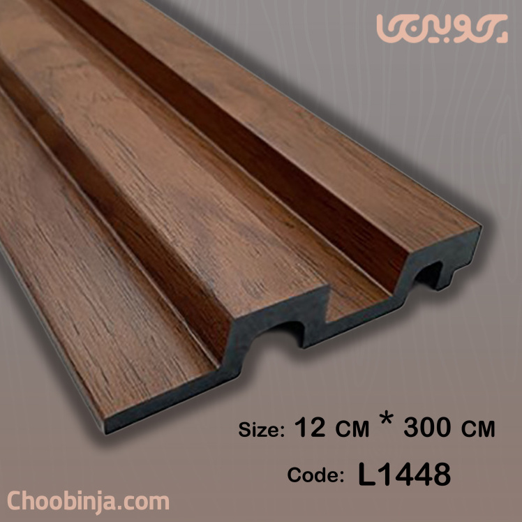 دیوارپوش طرح چوب قهوه ای سوخته