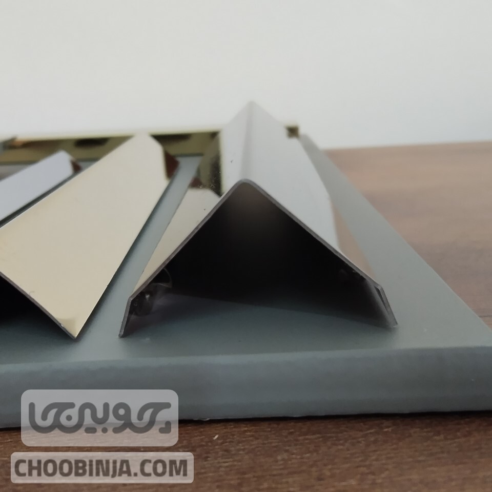  نبشی استیل برجسته 