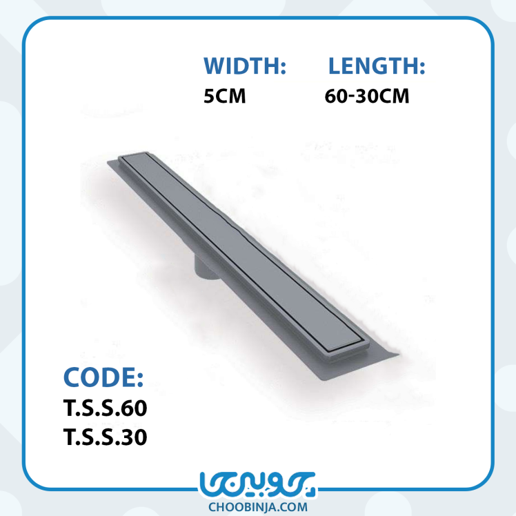 کفشور خطی سرامیک خور 