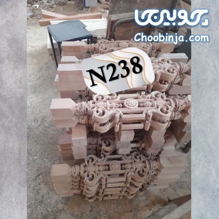 نرده چوبی جدید