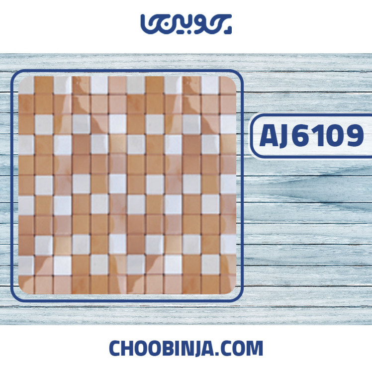 کاشی استیل مسی و سفید براق