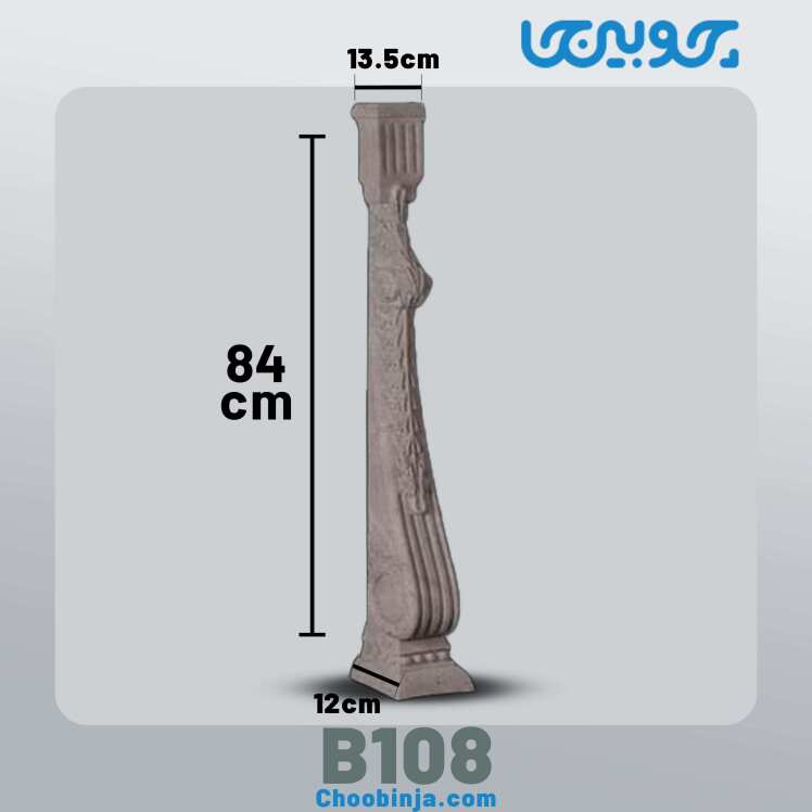 سرستون نمای ساختمان جنس رزین کد B108