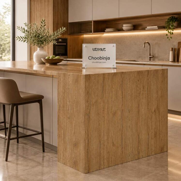 صفحه کابینت طرح چوب