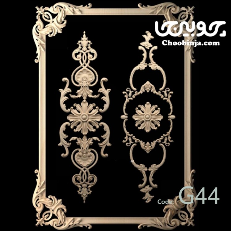 قاب بندی دیوار با چوب