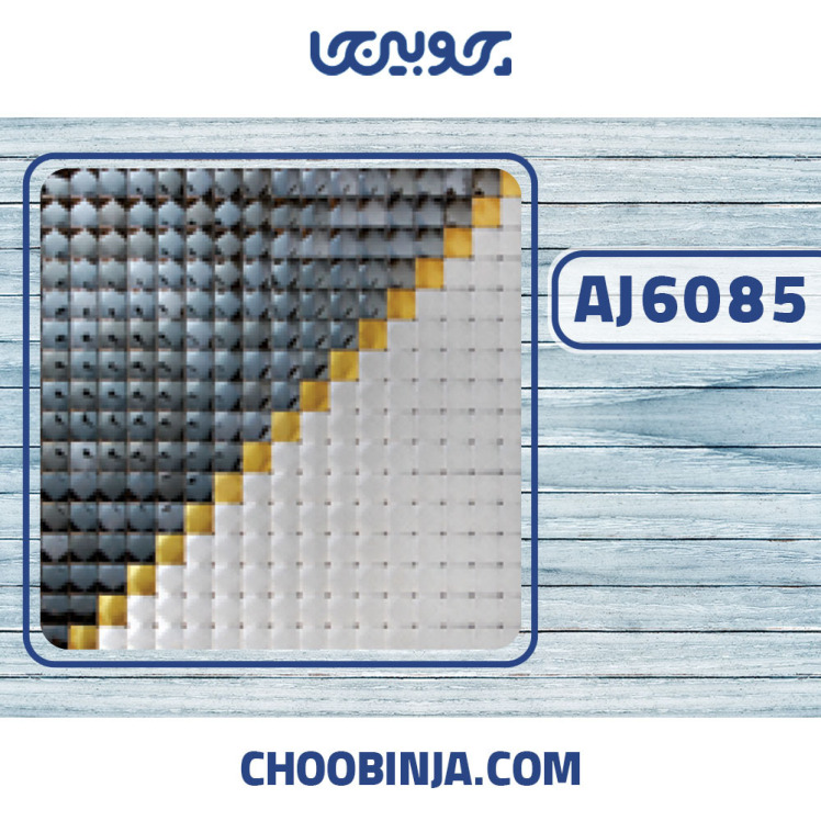 کاشی استیل مشکی طلایی سفید براق و مات