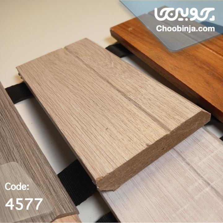  قرنیز MDF با روکش PVC قیمت مناسب طرح چوب روشن 