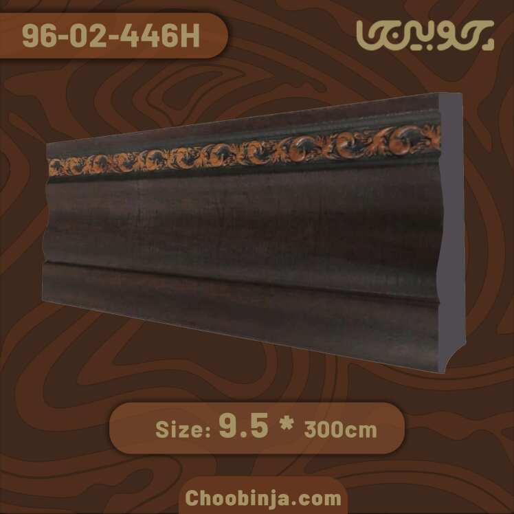 قرنیز پی وی سی طرح دار