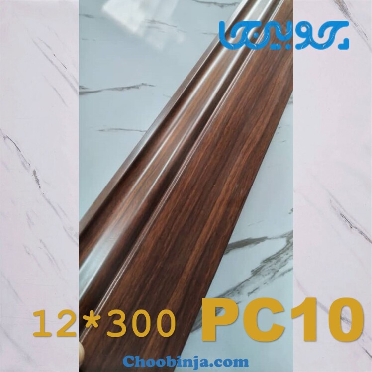 قرنیز دیوار طرح چوب