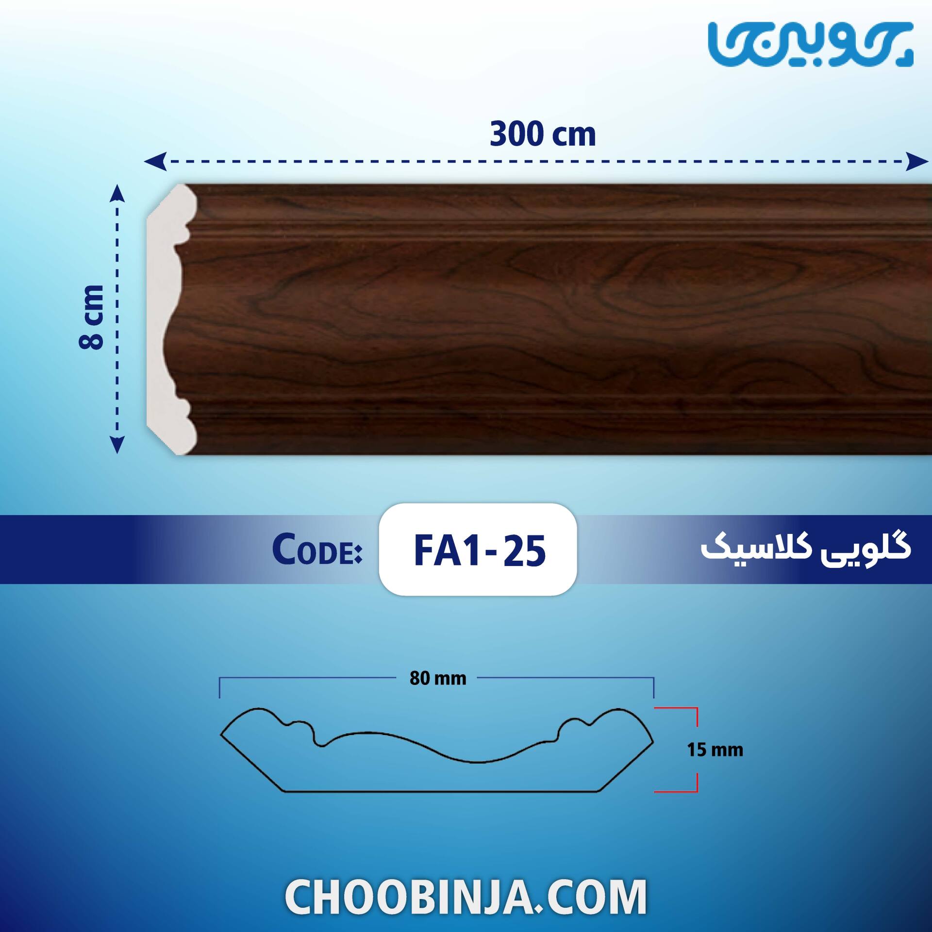  گلویی پلی استایرن روکش PVC 