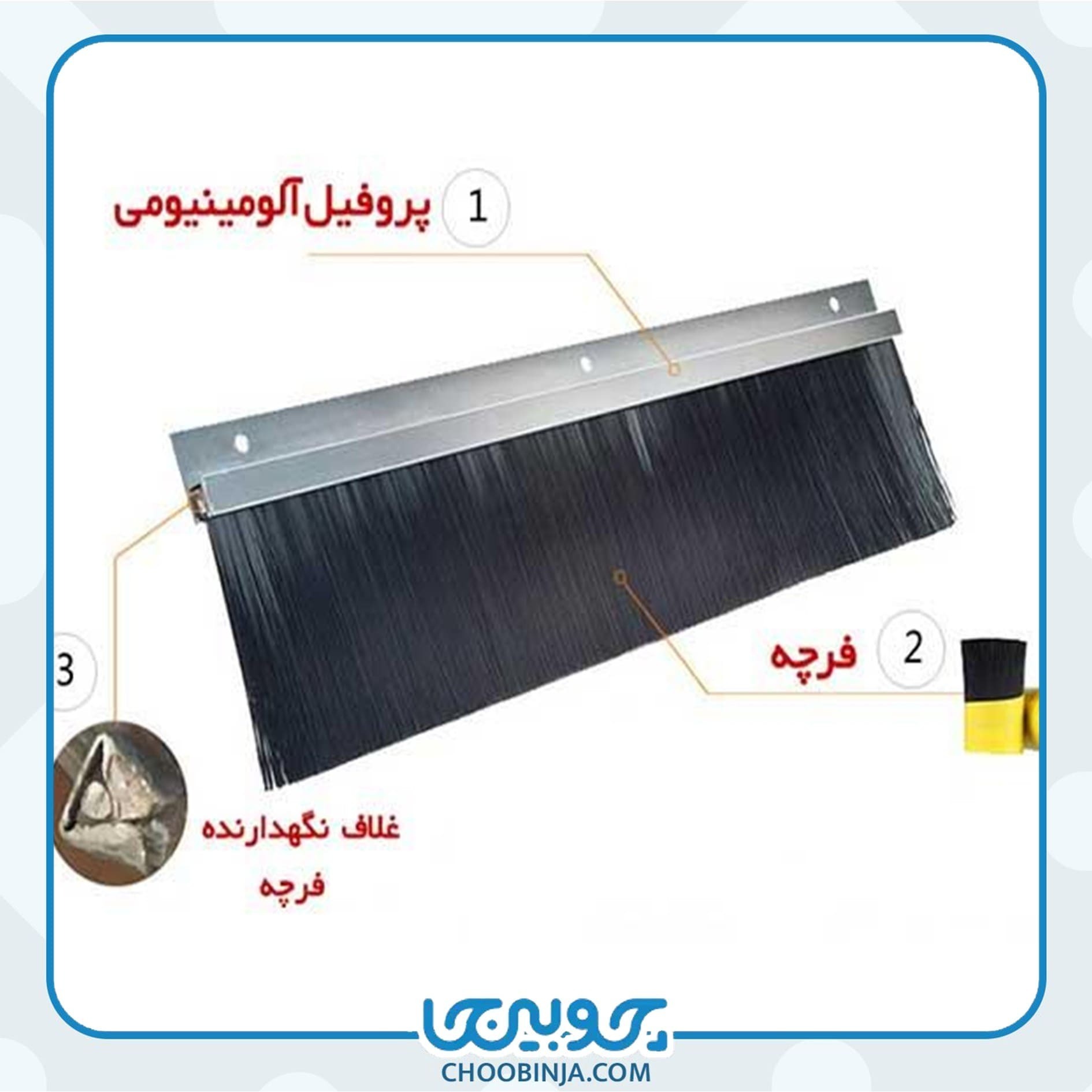  عکس فرچه هوابندی درب منزل 