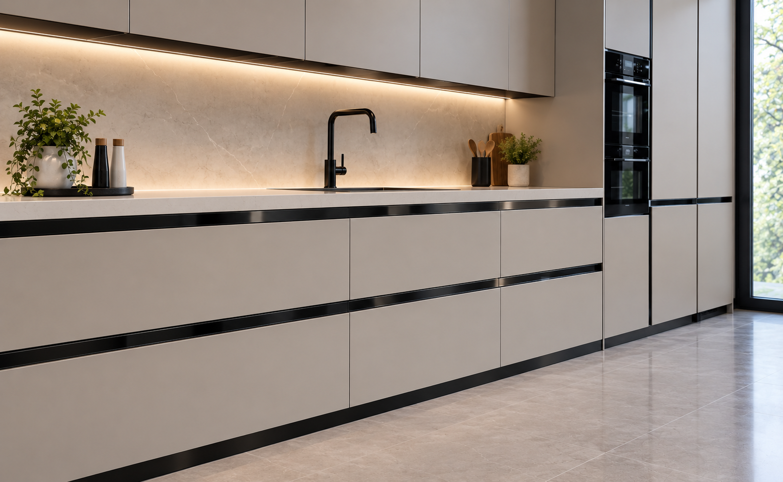 نوار استیل کابینت