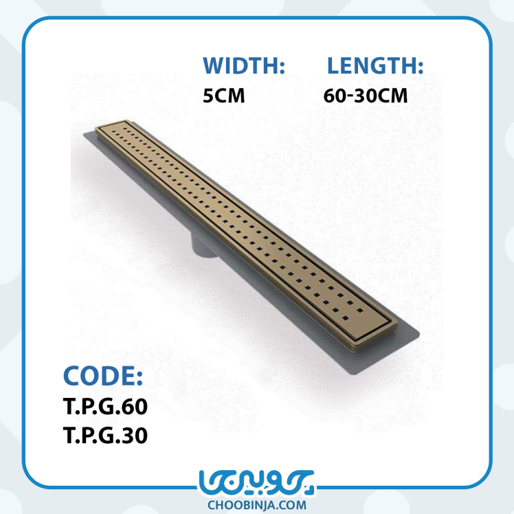 کفشور خطی سرامیک خور