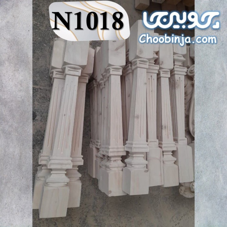 نرده چوبی راه پله