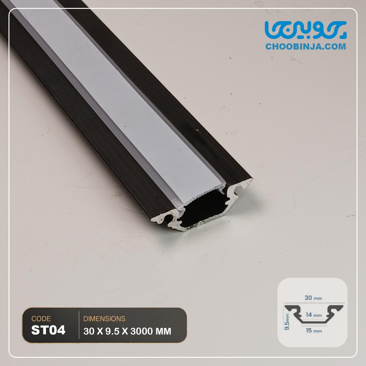  کنجی رنگ مشکی با دیفیوزر مناسب سقف، دیوار و کابینت 