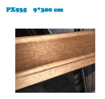 قرنیز پی وی سی ۹ سانت طلایی