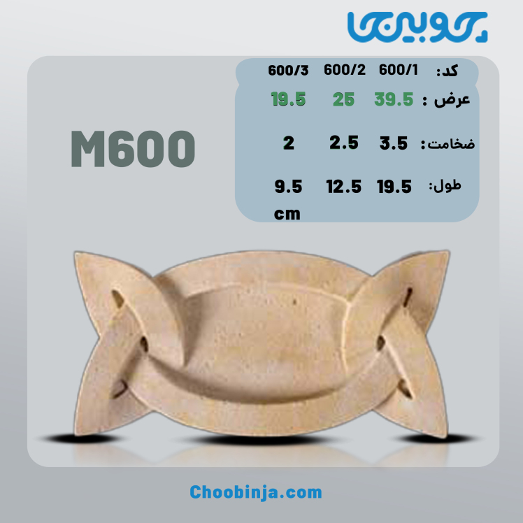 گل منبت نمای ساختمان جنس رزین کد M600