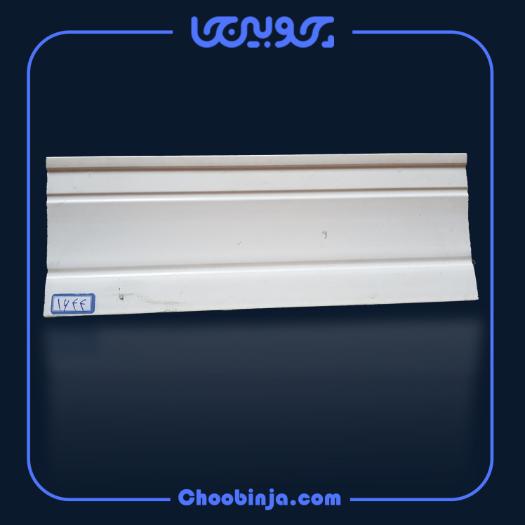 قرنیز پی وی سی طرح چوب سفید