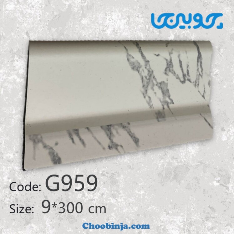 قرنیز طرح سنگ پی وی سی