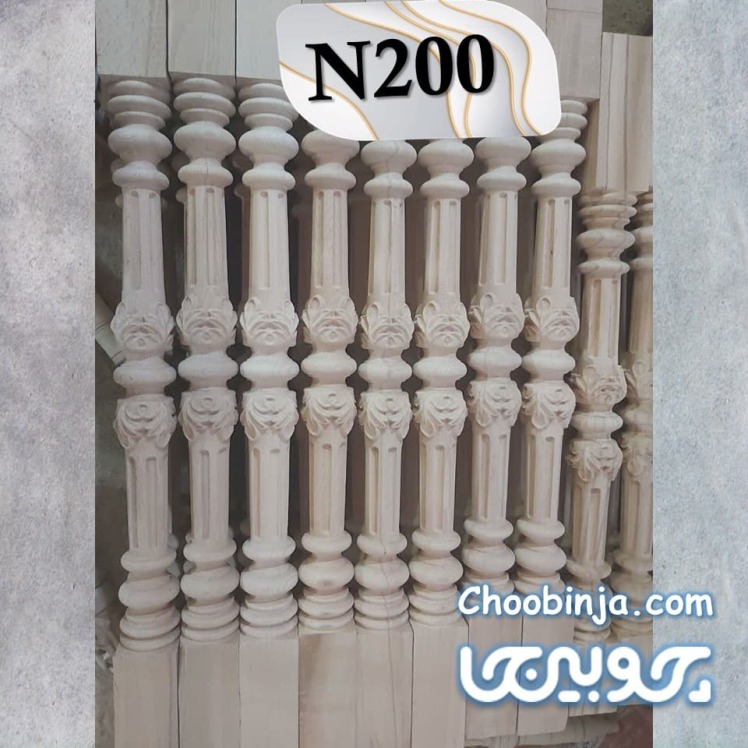 نرده چوب روسی