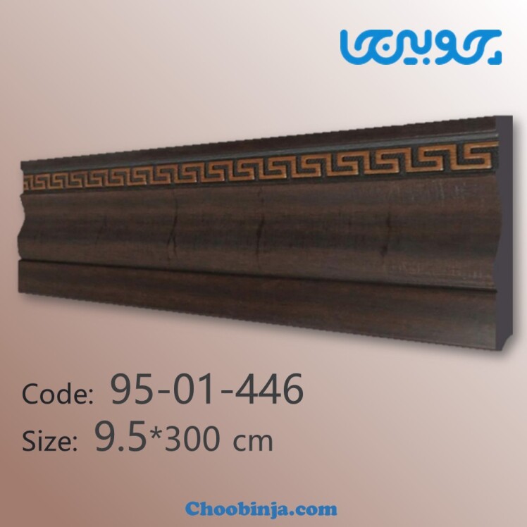 قرنیز پلاستیکی طرح چوب