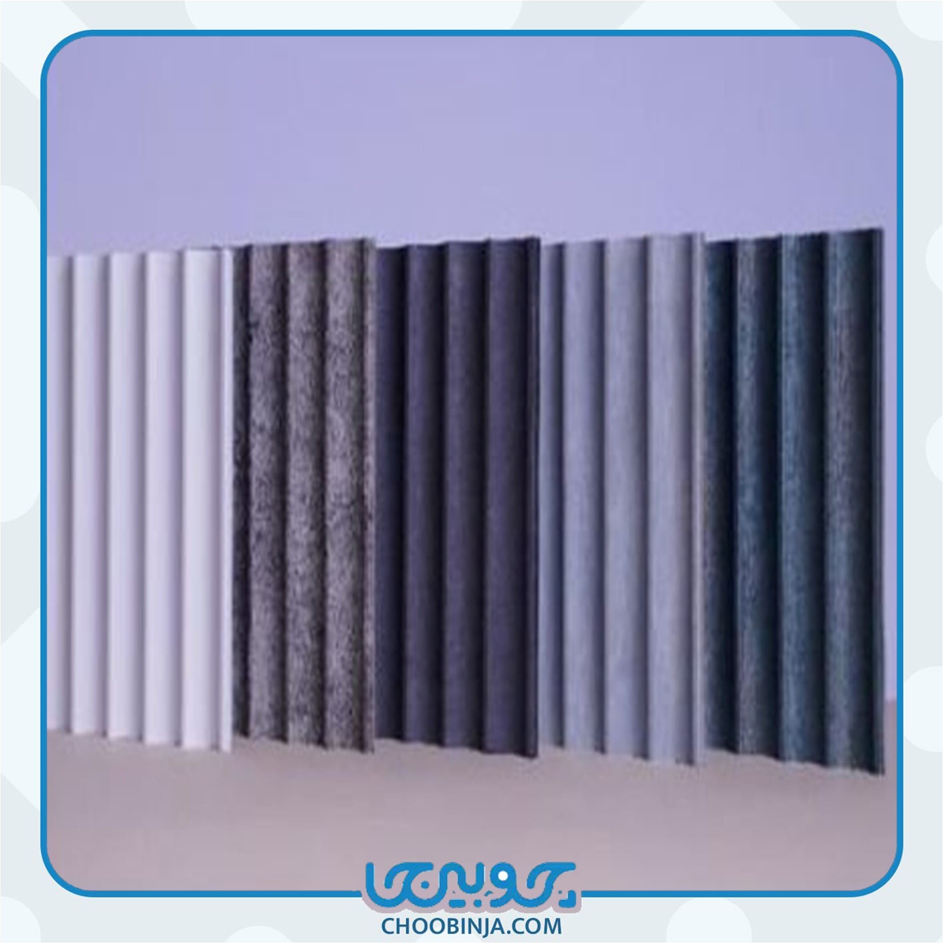  رنگ بندی دیوارپوش PVC 