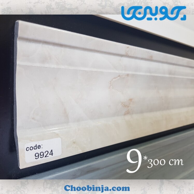 قیمت قرنیز پی وی سی طرح سنگ