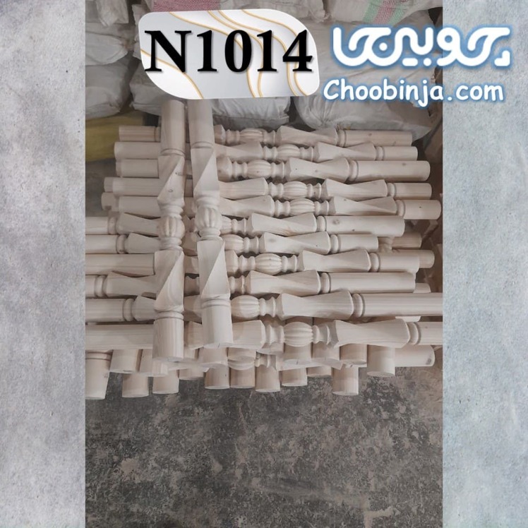 پایه نرده چوبی روسی