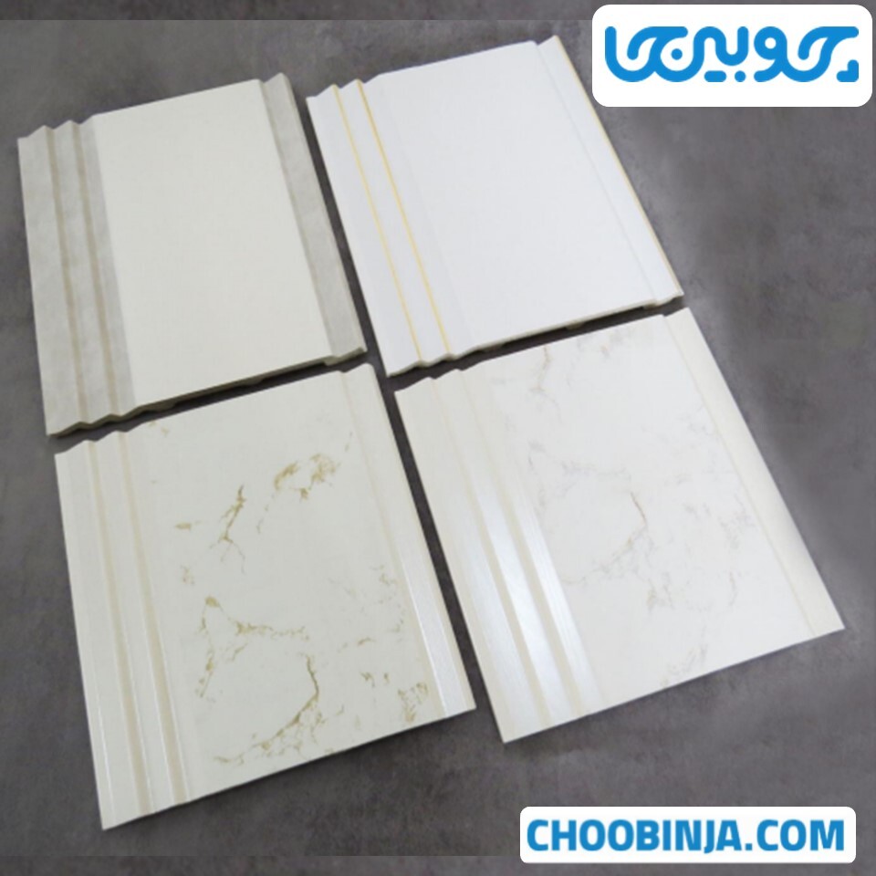  دیوارپوش pvc سفید 
