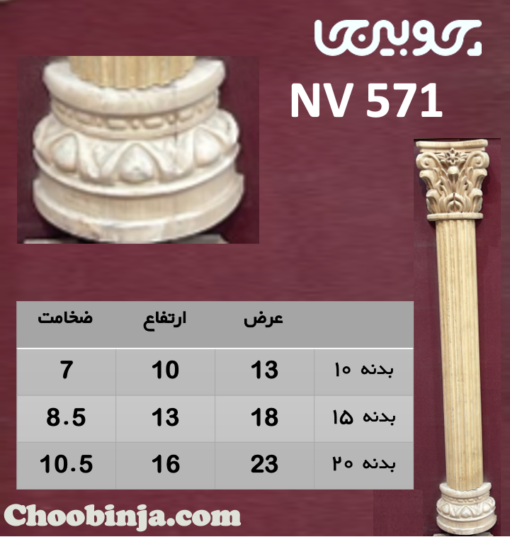 پاستون منبتی راش نیم گرد