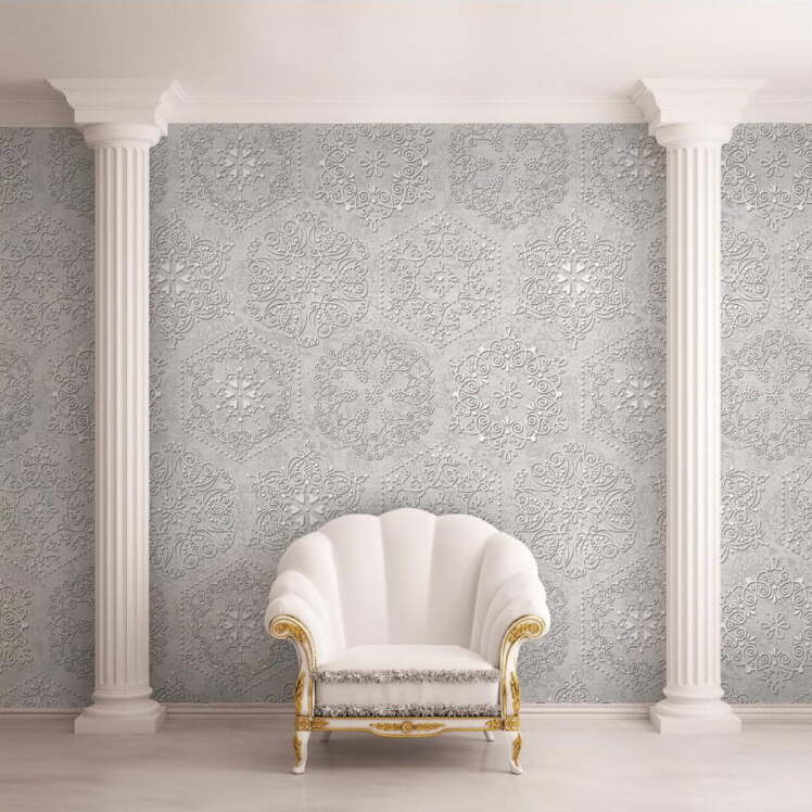 پوستر دیواری طرح گلدار