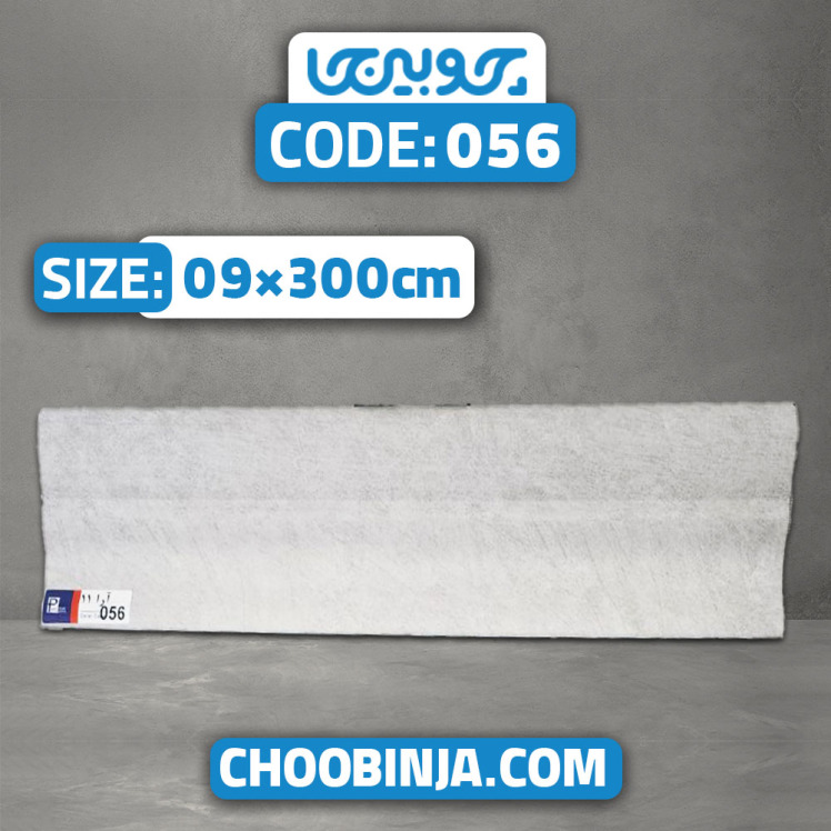 قرنیز پی وی سی طرح سنگ سفید