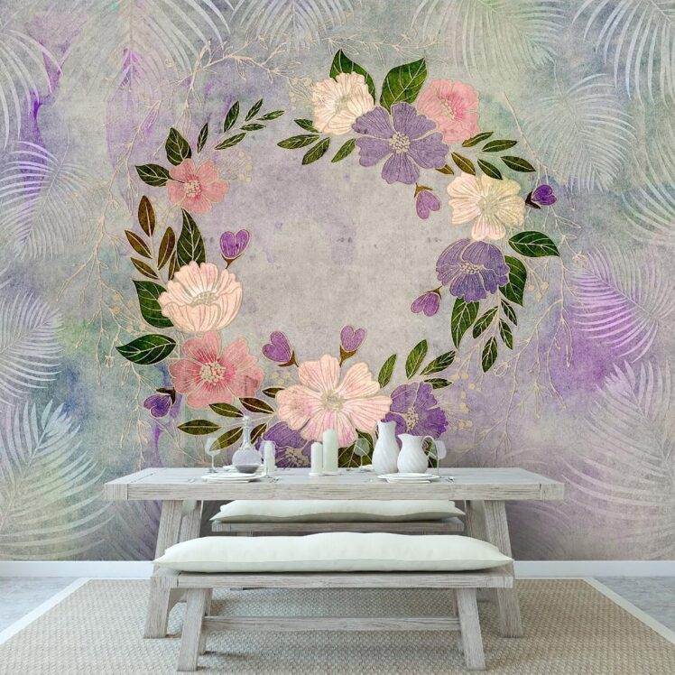 پوستر دیواری گلدار