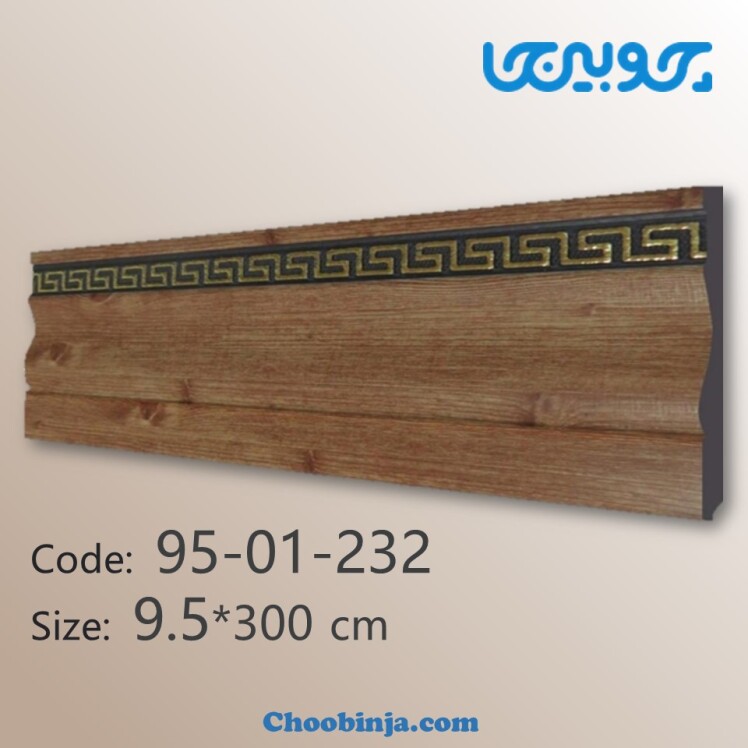 قرنیز طرح چوب پی وی سی