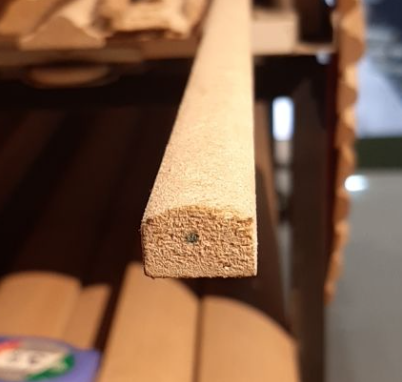 نیم گرد ام دی اف ۱.۵ سانت ۱۶ میل