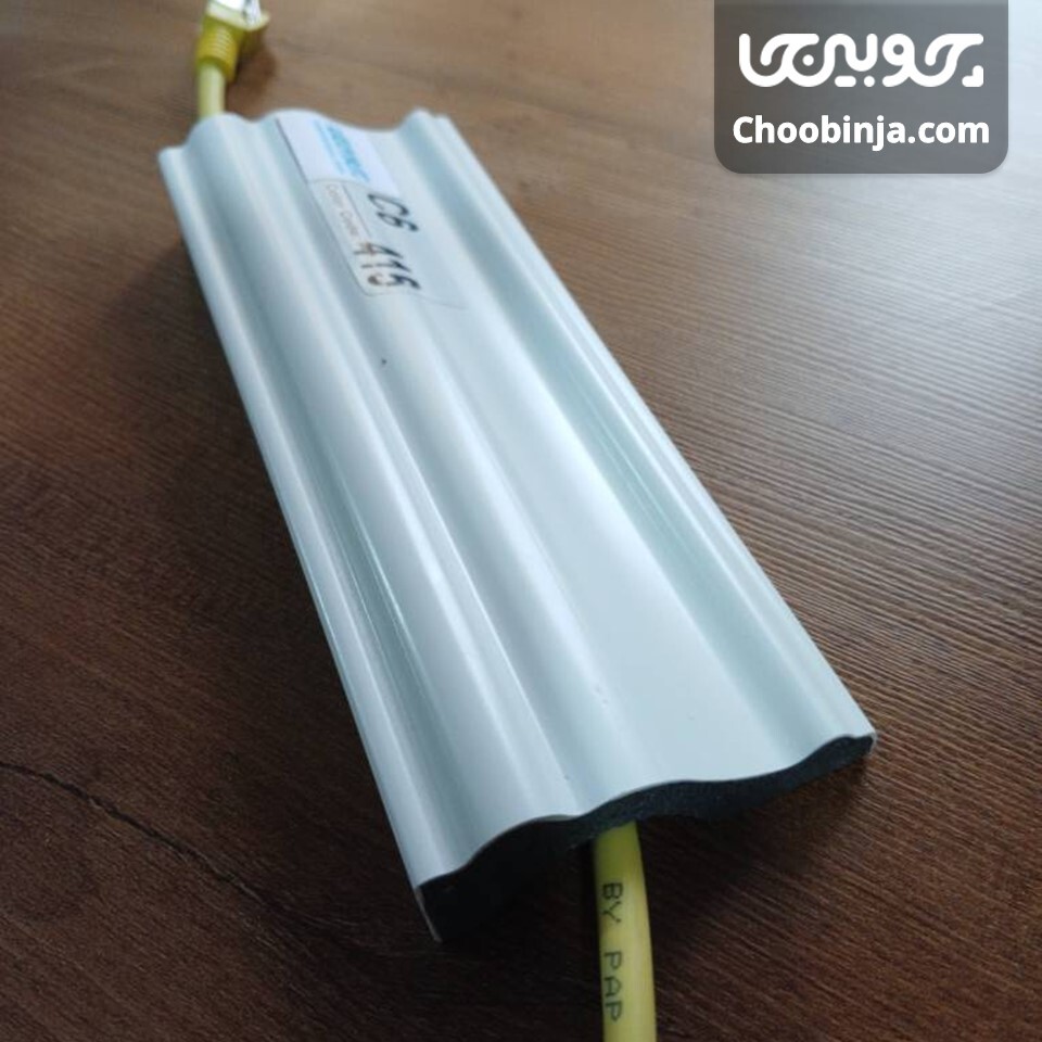  قرنیز PVC سفید 6 سانت 