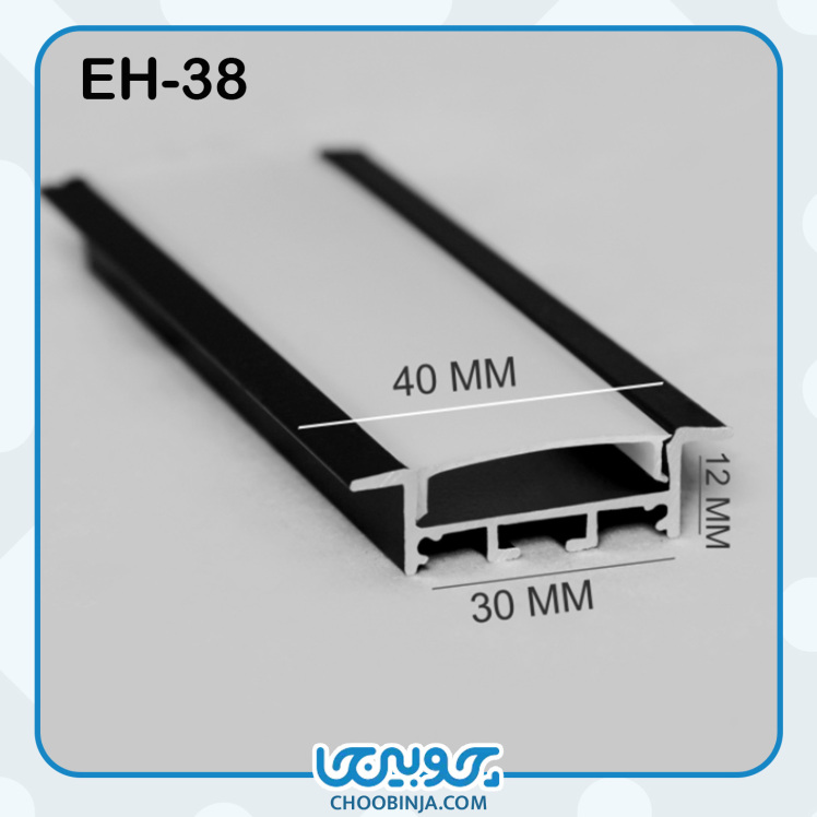 نور خطی آلومینیومی 4 سانت توکار