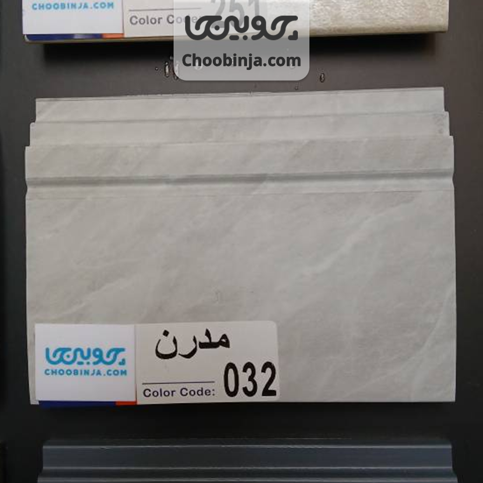  قرنیز پی وی سی طرح سنگ 
