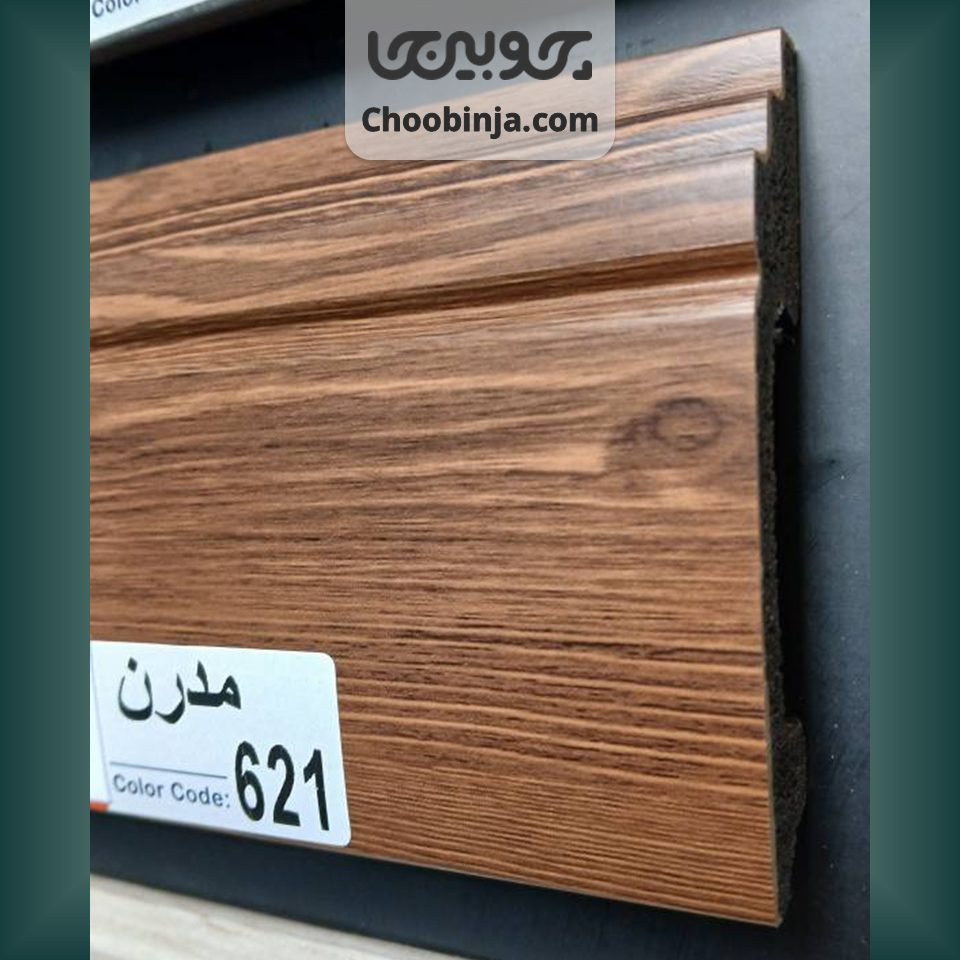  قرنیز طرح چوب روشن 