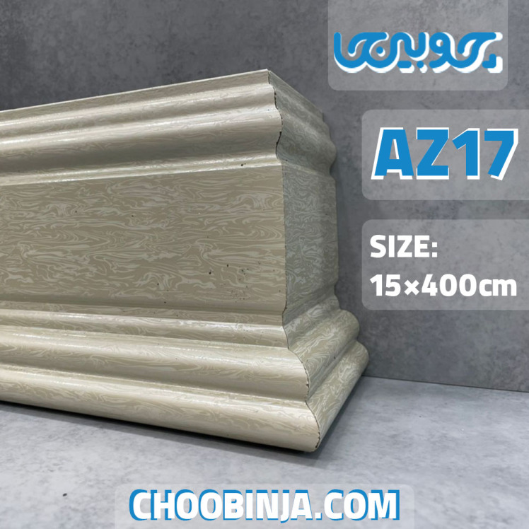 قرنیز طرح چوب کرمی