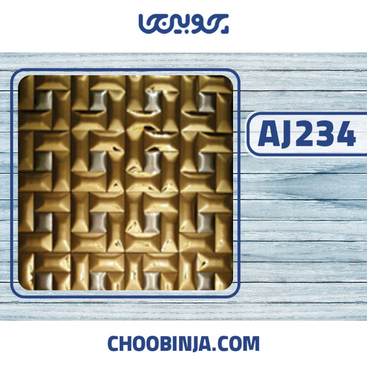 کاشی استیل طلایی نقره ای 