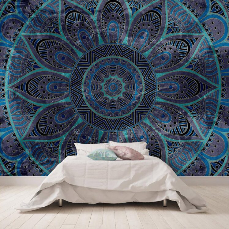 پوستر دیواری سنتی گلدار