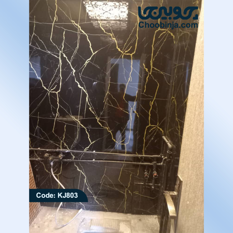 ماربل شیت مشکی طلایی