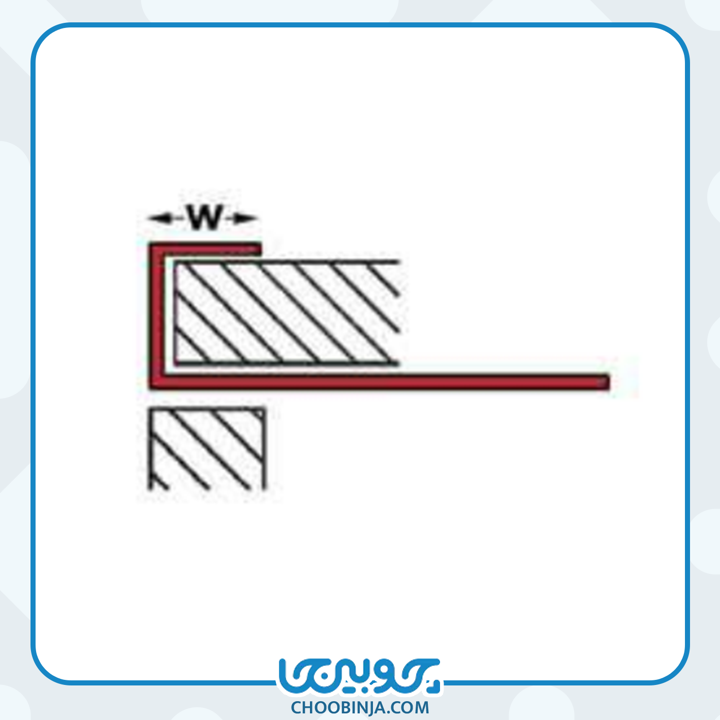 پروفیل نبشی استیل مناسب سرامیک