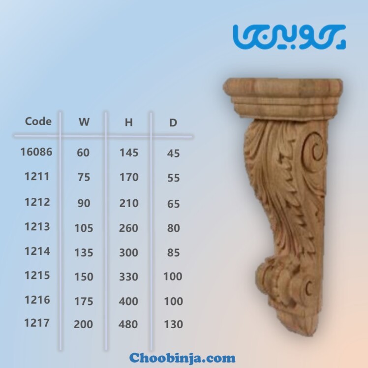 خرید سرستون کابینت