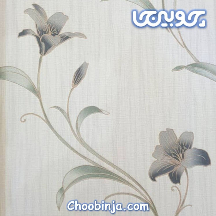 کاغذ دیواری گلدار برای پذیرایی